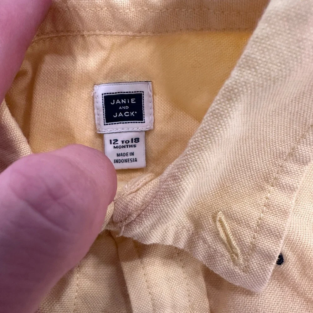 Janie and Jack button down shirt - Picture 4 of 6